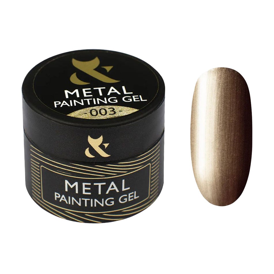 Гель-фарба для нігтів F.O.X Metal Painting Gel 003, 5 мл